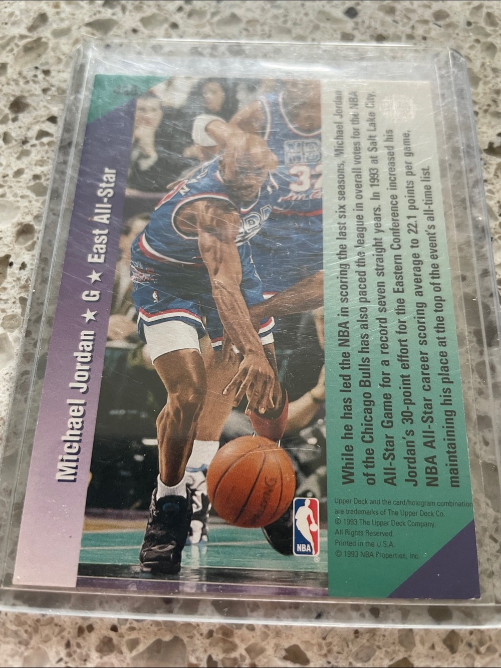 Michael Jordan Lot 2 Basketball Cards Duo - Chicago Bulls Skybox Upper Deck - Picture 5 of 5